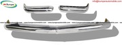 Mercedes Pagode W113 bumpers (1963 -1971) stainless steel